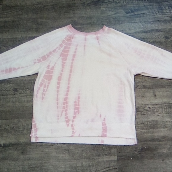 PINK Victoria's Secret Tops - Pink Brand Pink Tie-Dye Long Sleeve Shirt